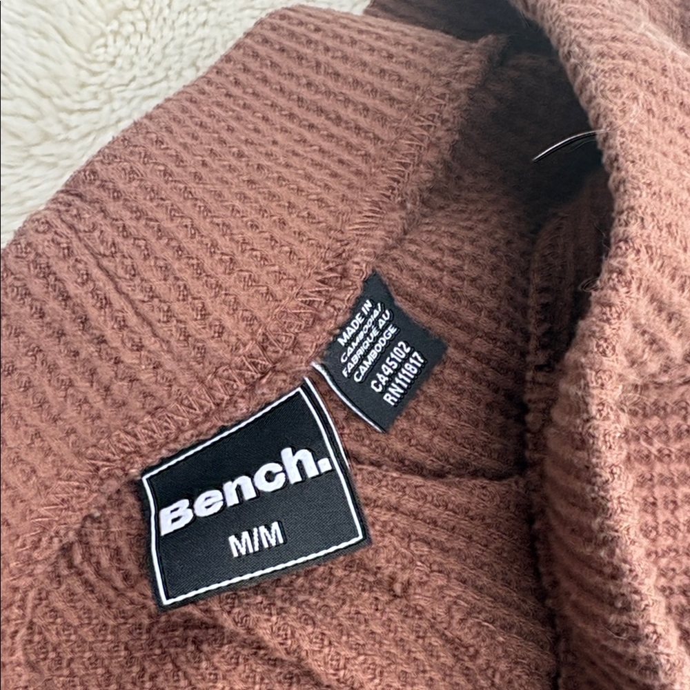 Bench Waffle Knit Cargo Joggers – Textured Loungecore | Size Medium - Picture 5 of 8